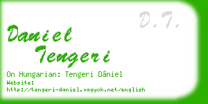 daniel tengeri business card